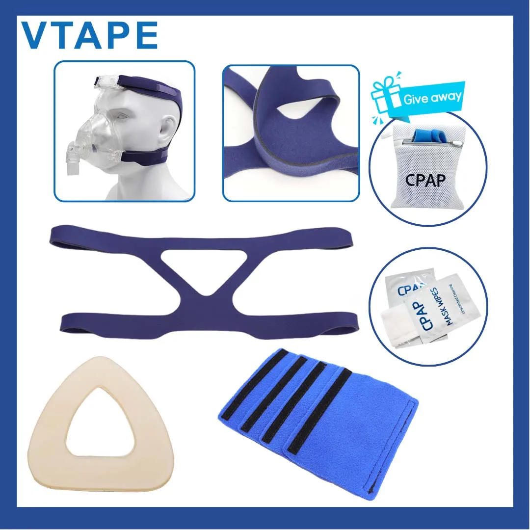 ملحقات استبدال CPAP أغطية الرأس العالمية CPAP قناع حزام يغطي ل توقف التنفس أثناء النوم سدادة الشخير الطبية أداة مساعدة على النوم