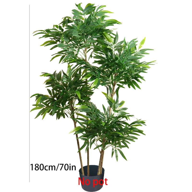 80-180 سنتيمتر كبير أوراق الخيزران الاصطناعية شجرة نباتات النخيل وهمية البلاستيك Monstera فرع النباتات الاستوائية للمنزل متجر ديكور الحفلات