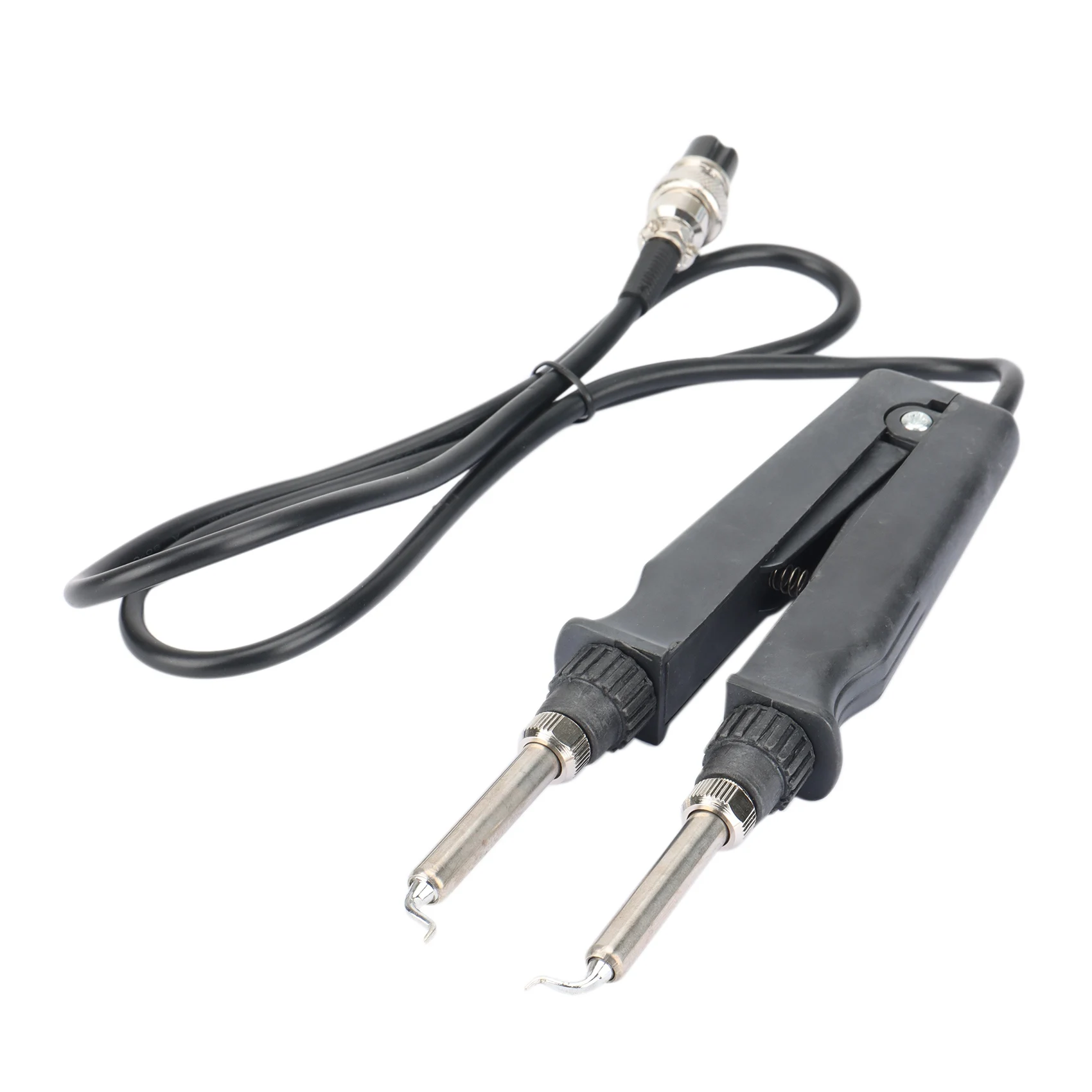 902 ESD مصلحة الارصاد الجوية مزدوجة سبيكة لحام الملقط مقبض كليب التدفئة ذو طيات محطة لحام الملحقات طرف مسطح