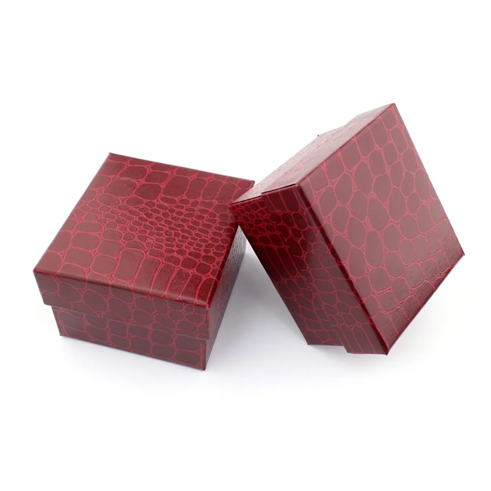 Watch Box Crocodile Pattern Matte Retro High end Gift Box Durable Bracelet Gift Box Bracelet Jewelry Watch Box