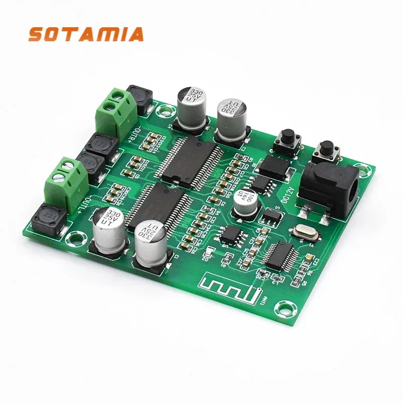 SOTAMIA YDA138 Digital Power Amplifier Board 20Wx2 Two Channel Bluetooth 4.2 Audio Amplifier Board Home Sound Theatre Diy