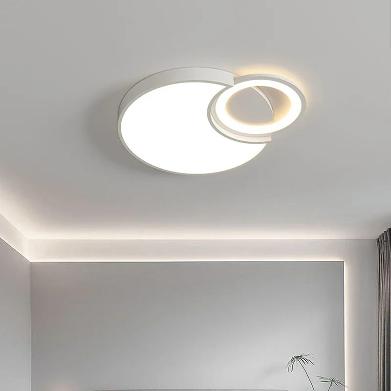 Led Ceiling Lights Modern Indoor Ceiling Lamp For Living Room Bedroom White Led Round Square Acrylic decoration Creative Fixture image 4