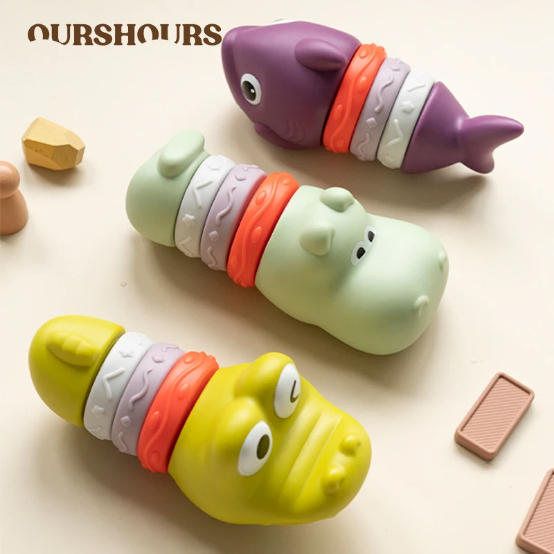 

Baby Bath Toys Cute Animal Shark Infant Bathtub Toy for Toddlers Boys Girls Gift Early Education Children Pool Water Spray Toys