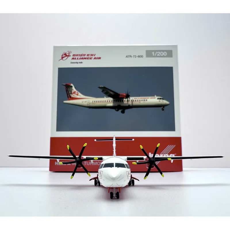 

Herpa литой под давлением масштаб 1/200 Qantas ATR-72 модель самолета из сплава, коллекция декоративных украшений, подарок