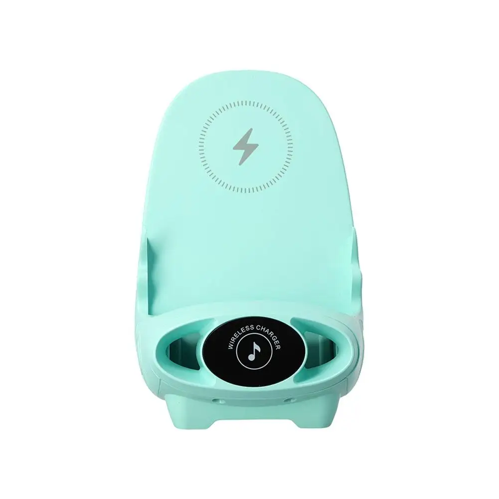 Creative Mini Chair Fast Wireless Charger Phone Stand Charging Mobile Horizontal Desktop Phone Wireless Bracket I3E7