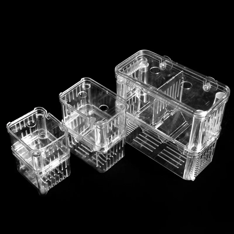 Acrylic Transparent Breeding Box Hooks Internal and External Placement Oviposition Isolation Box Security Suspension Incubator