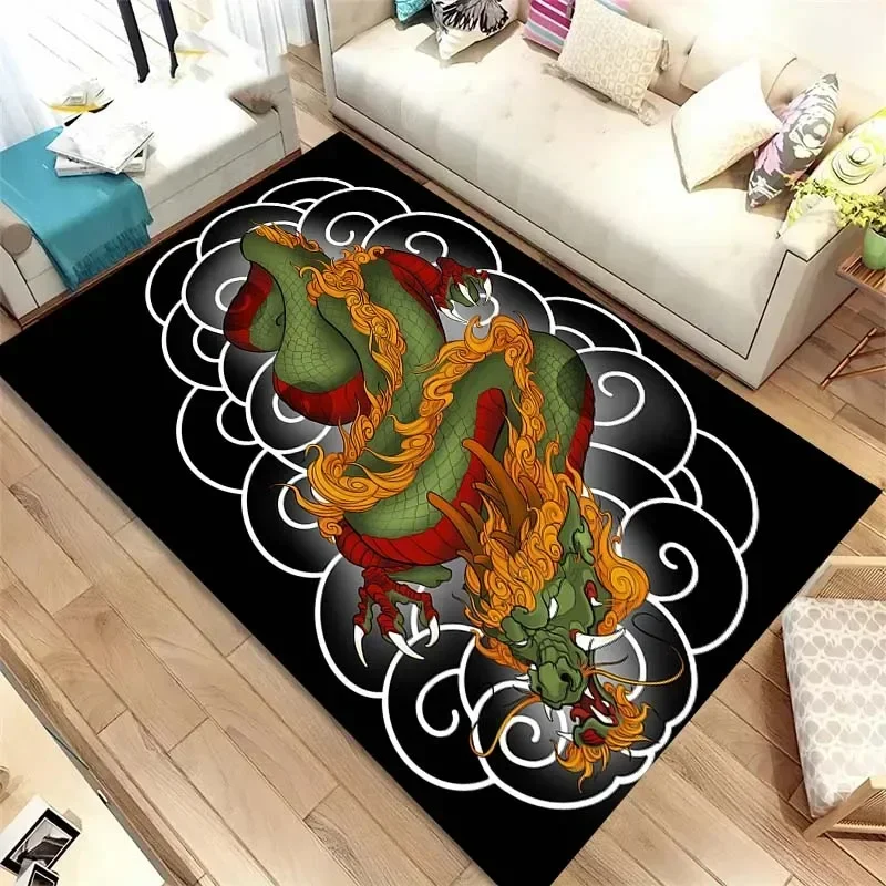 

Dragon carpet living room bedroom home decor carpet garden lawn mat bathroom kitchen non-slip mat exquisite birthday present