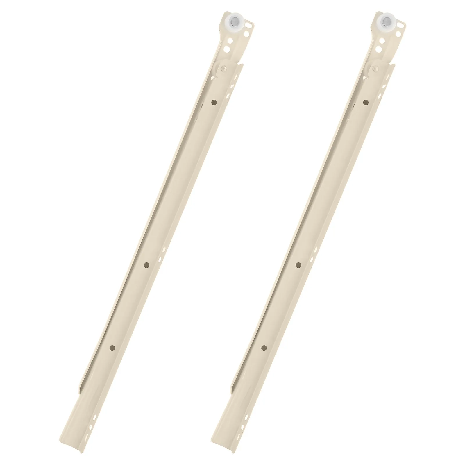 

2Pcs Drawer Rails Replacement Slides Steel Ball Bearing Bearing Capacity Dresser Drawer Glides Server Rack Rails