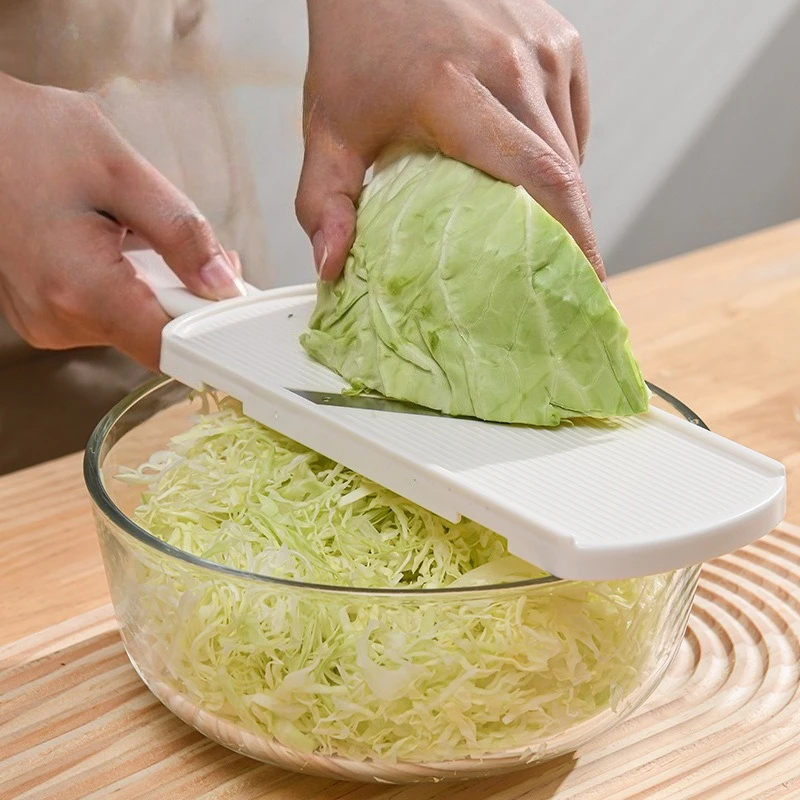 Cabbage Slicer Salad Vegetable Grater, Stainless Steel Potato Slicer Cutter, Durable Manual Kitchen Tools for Fruit