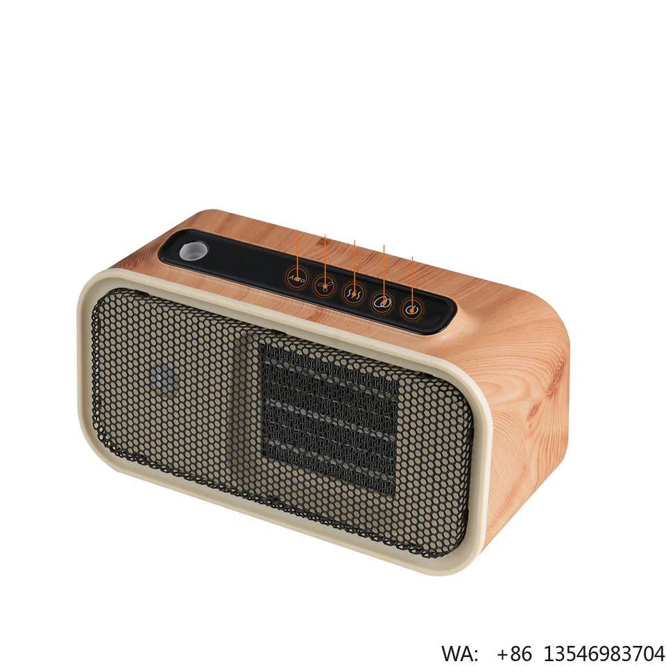 Mini Portable Infrared Electric Room Heater Fast Hot Shake with PTC Overheat Protection EU Plug for Small Households Outdoor Use