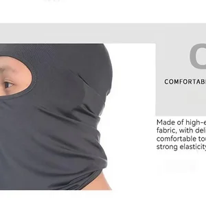 Stonego-windproofes Vollgesichtsmilch-Seide Baumwollbalaclava, Ninja-Kopfbedeckung, Outdoor-Sporthut, Reitkappe, Wandern und Fahrradkappe 12 Hauptverkäufe Balaclava Ninja - №11