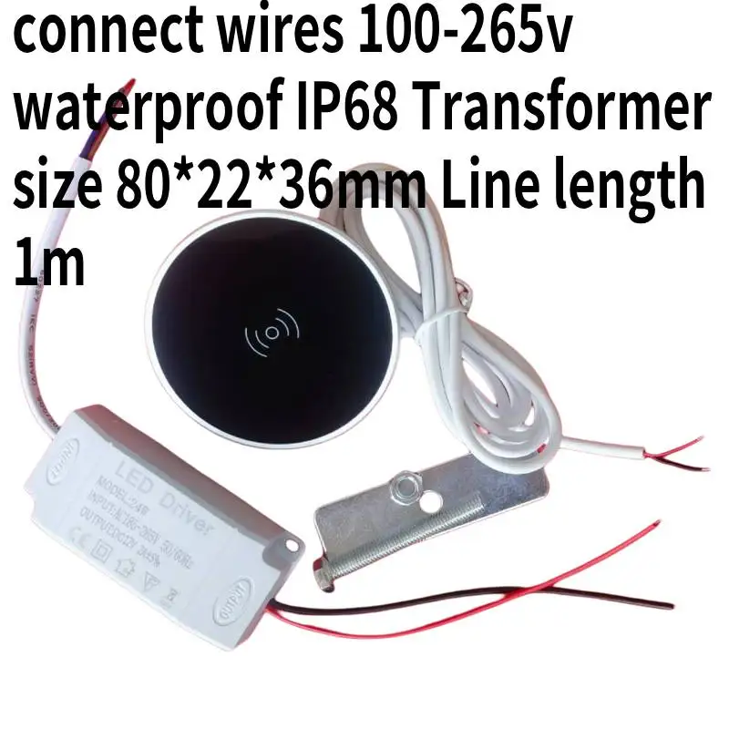 Desktop Embedded Wireless Charger Desk Fast Charging Waterproof Outdoor Park Dining Table Bar Cafe for iPhone Samsung Huawei