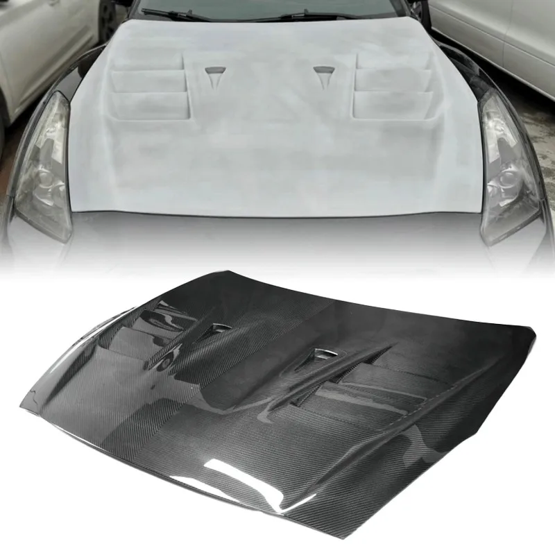 New Design HOOD for NISSAN R35 GTR 2017 MY17 TS TYPE Bonnet Dry Carbon
