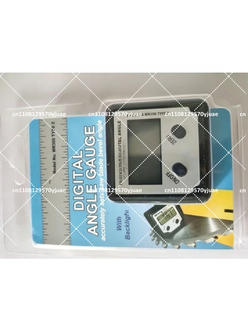 Digital Angle Meter with LCD Display, 360° Protractor for Woodworking, Construction, and Automotive Use