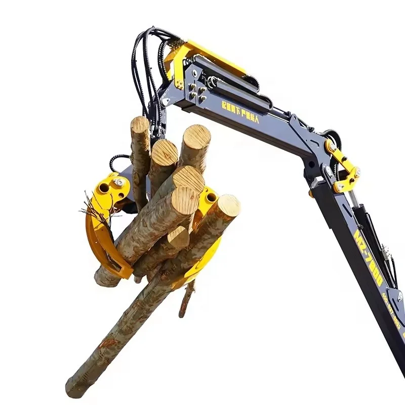 Professional Heavy Duty Rotating Excavator Grapple Saw with Tree Shear Function for 5 10 Ton Logging Machinery Equipment