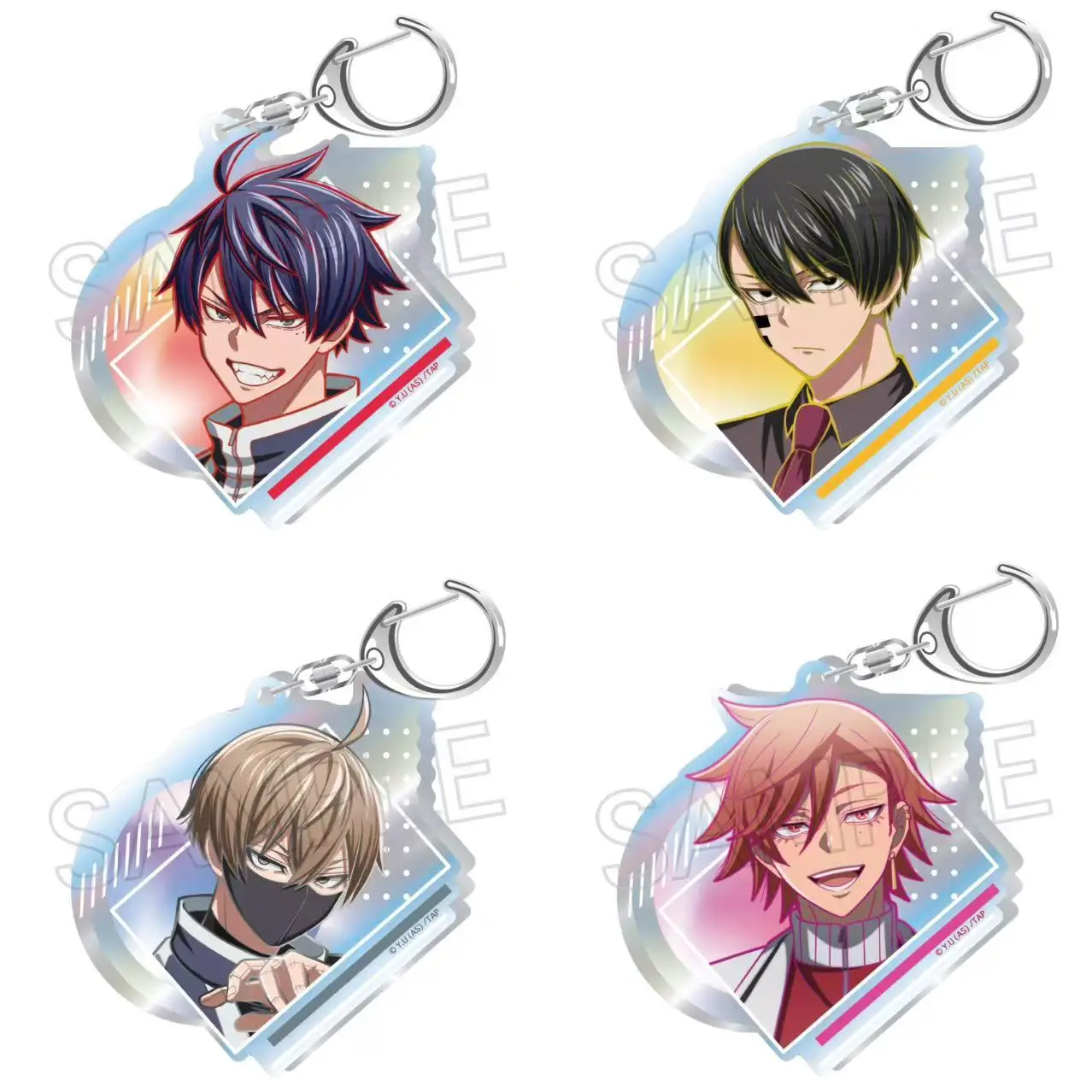 

Игра Naito Mudano Jin Kougasaki Shiki Ichinose Homare Byobugaura брелок кукла аниме Kuina Sazanami акриловый брелок кулон подарок