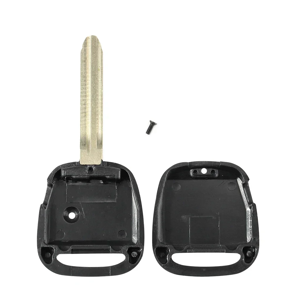 KEYYOU 1 Side Button Remote Car Key Case Shell For Toyota Avensis Estima / Tarago Celica Corolla Camry Echo Kluger TOY43 Blade view 5