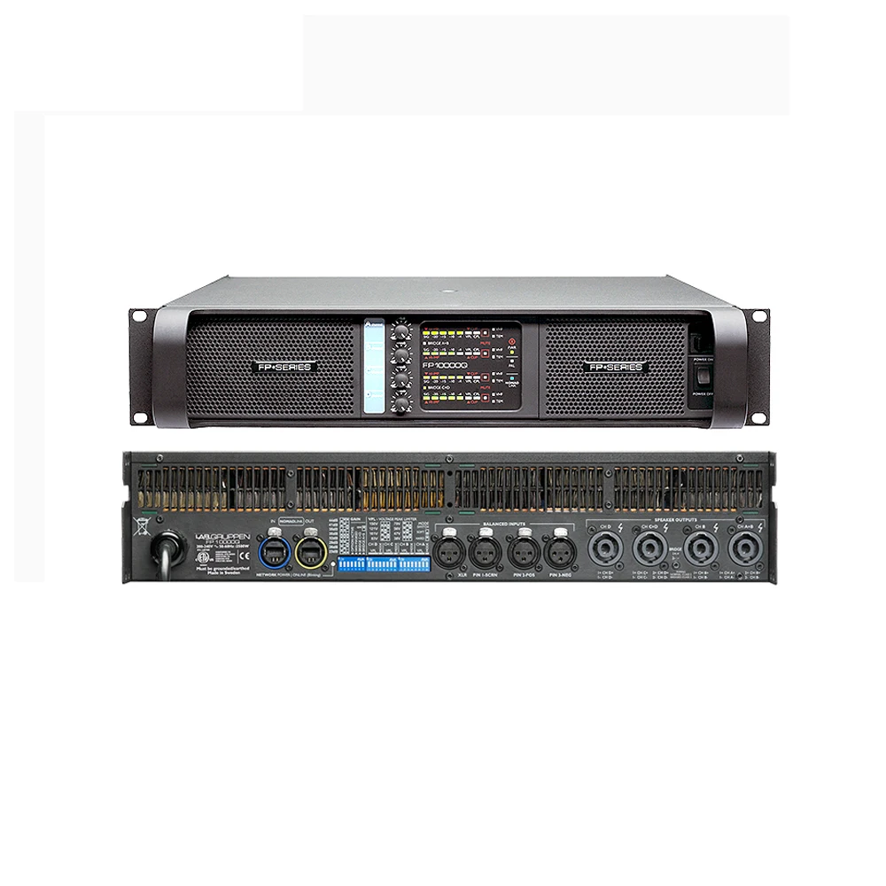 FP10000Q 4-Channels Class D Power Amplifier 1350W@8Ω 2U Height Light Weight Professional Audio