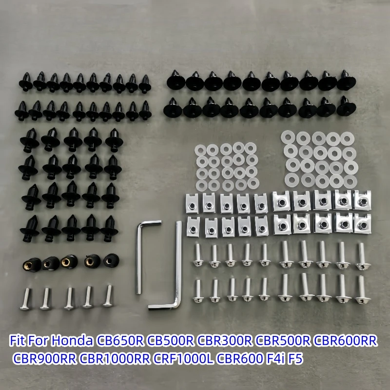 Fairing Bodywork Kit Bolts Screws Fit For Honda CB650R CB500R CBR300R CBR500R CBR600RR CBR900RR CBR1000RR CRF1000L CBR600 F4i F5