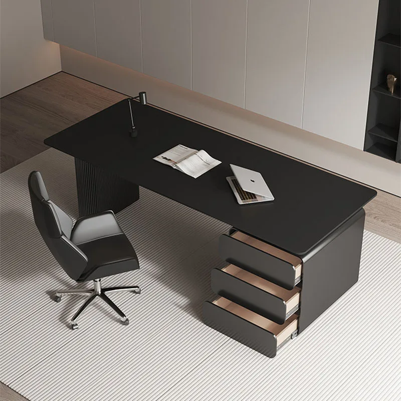 Modern Computer Office Desk Gaming Standing Decoration Luxury Reception Office Desk Decoration Drawer Scrivania Salon Furniture