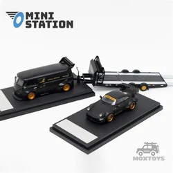 **Pre-Order**Mini Station 1:64 RWB 964 / RWB T1 Van Stella Artois limited499 Diecast Model Car