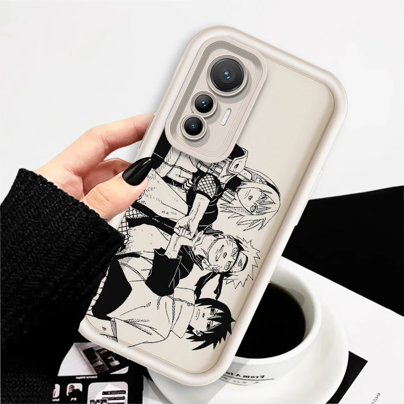 Anime Naruto Fashion Cool Cute Eye Ladder For Xiaomi MI 14 12T 11 Lite Poco M3 X5 X4 F5 F4 F3 F2 GT Pro 5G Back Phone Case