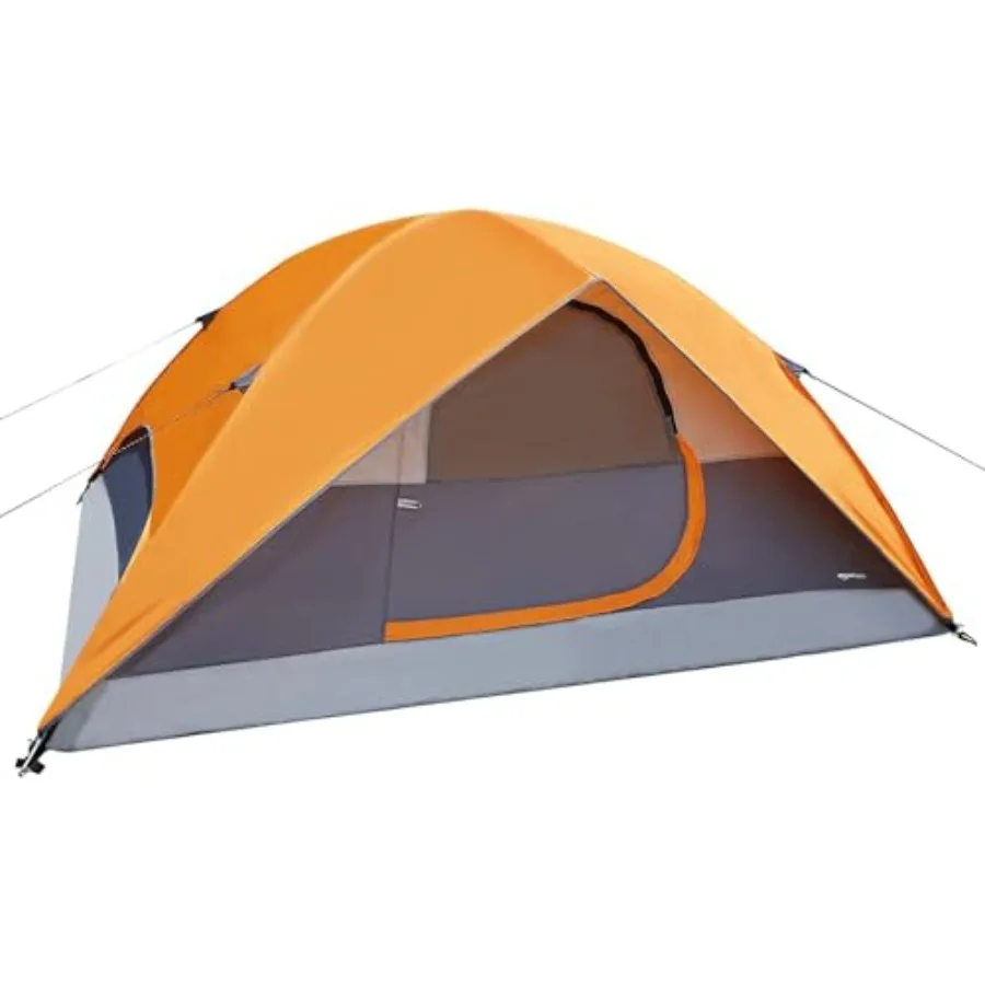 

Camping Tent, 3-Season Dome Design with Rainfly, Polyester Fabric, Olive Green, Waterproof and Ventilated