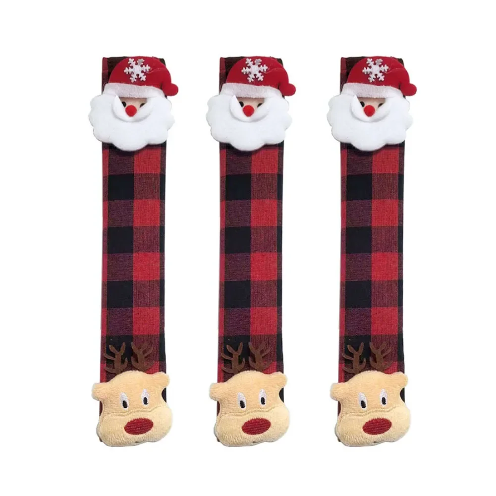 Festive Festive Home Decor Christmas Handle Covers Easy To Clean Material Holiday Season Decoration For Kitchen Appliances - Aliexpress Deal
