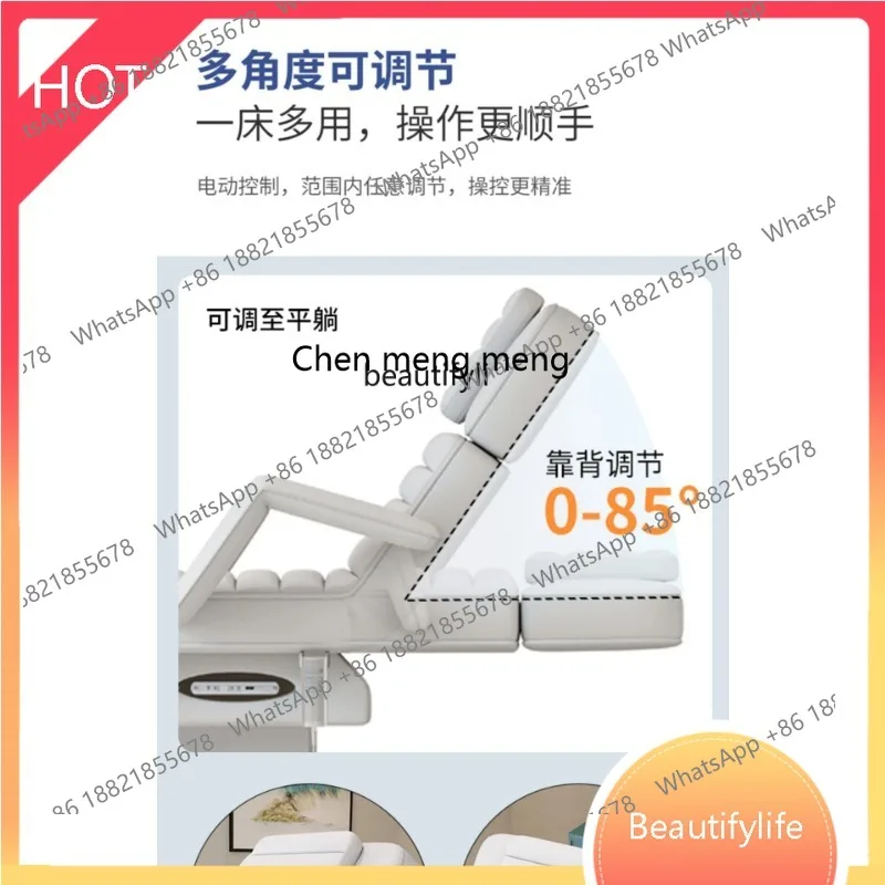 New Electric Beauty Bed Plastic Treatment Tattoo Bed Beauty Salon Massage Tattoo Eyebrow Tattoo Bed