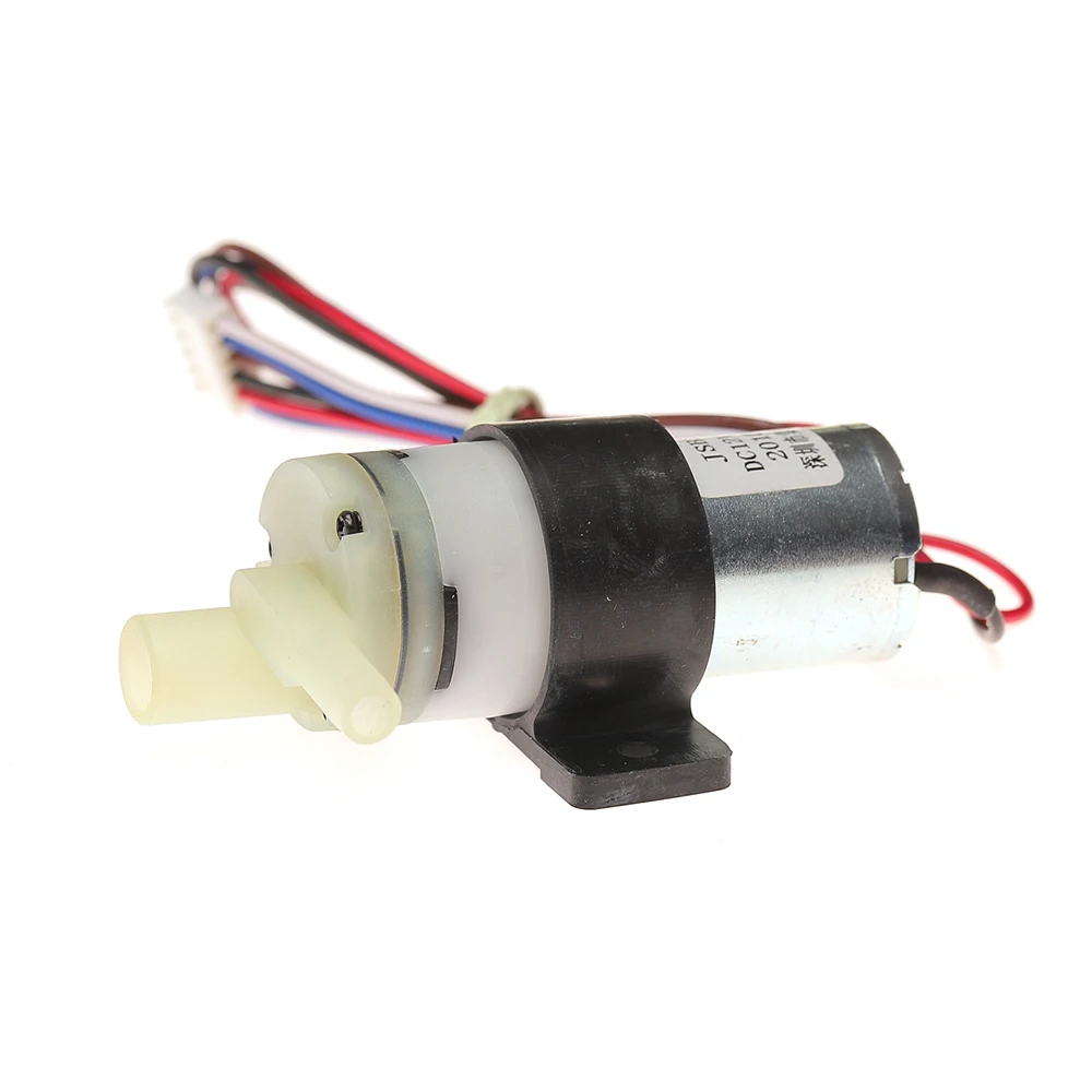 

Миниатюрный водяной насос 370, DC 7.4V 9V 12V, 1.2W, диафрагменный, с большим расходом, низким уровнем шума, долгим сроком службы, самовсасывающий