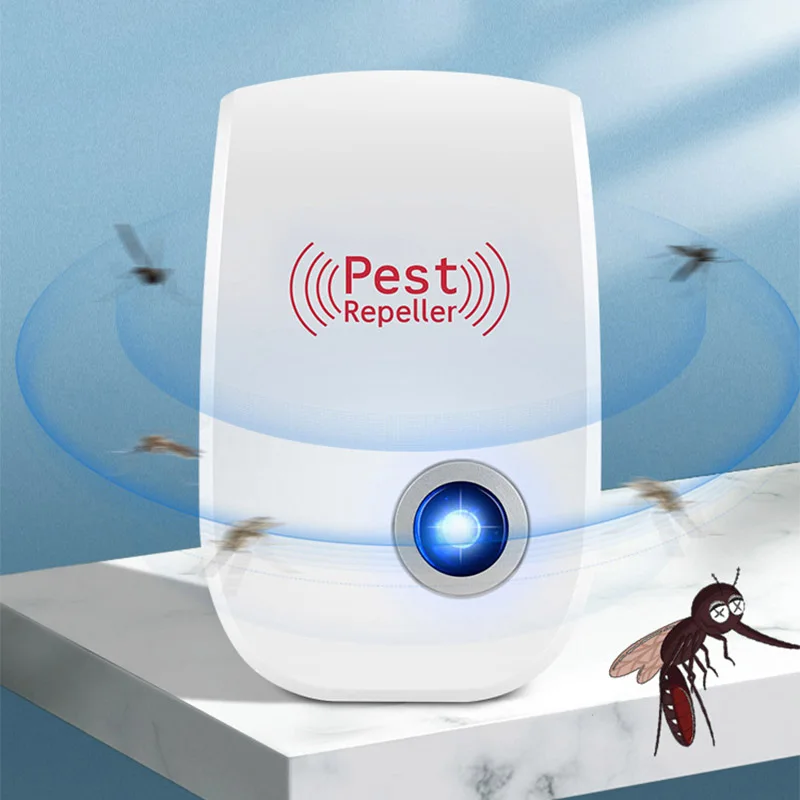 Electronic Mosquito Repellent Pest Reject Ultrasound  Cockroach Repeller Device Insect Rats Spider Pest Control Household Pest