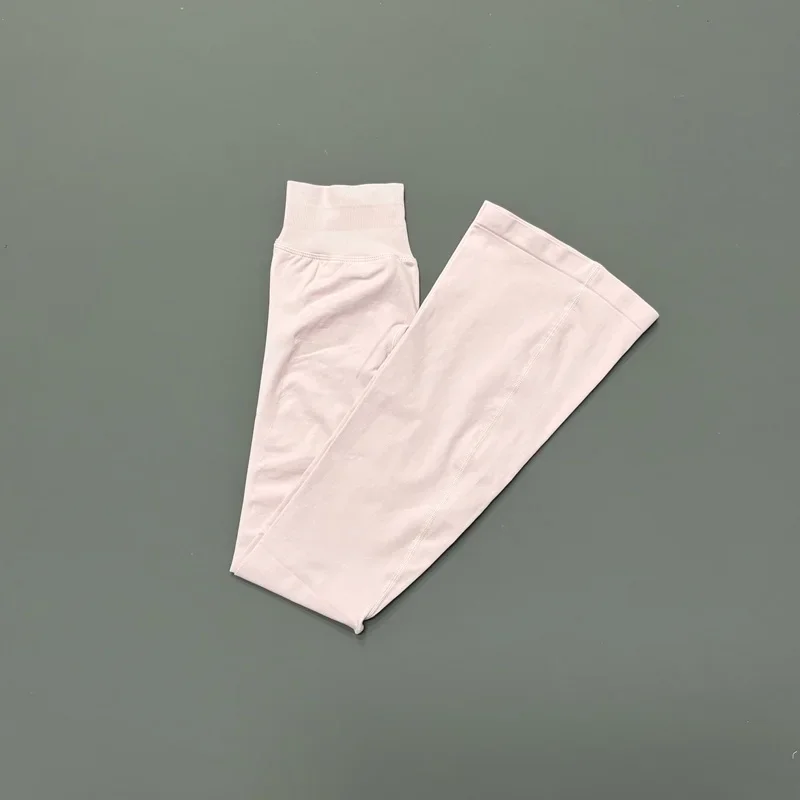 Micro Flared Leggings für Damen: Yoga-Hose mit Po-Lifting-Effekt, Bauchkontrolle, Hoher Taille, Elastisch, Weich, für Fitness, Gym, Workout und Sport – Detail 17