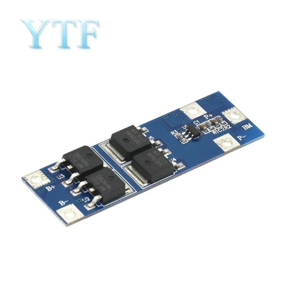 2S 15-20A Li-ion Li-Ion Battery 18650 Charger PCB BMS Protection Board With Self-Recovery 7.4V 8.4V