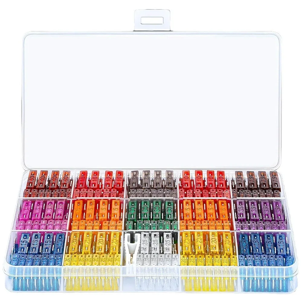 180PCS Boxed Mini/Standard/Micro Zinc Aluminum Blade Car Fuse Kit