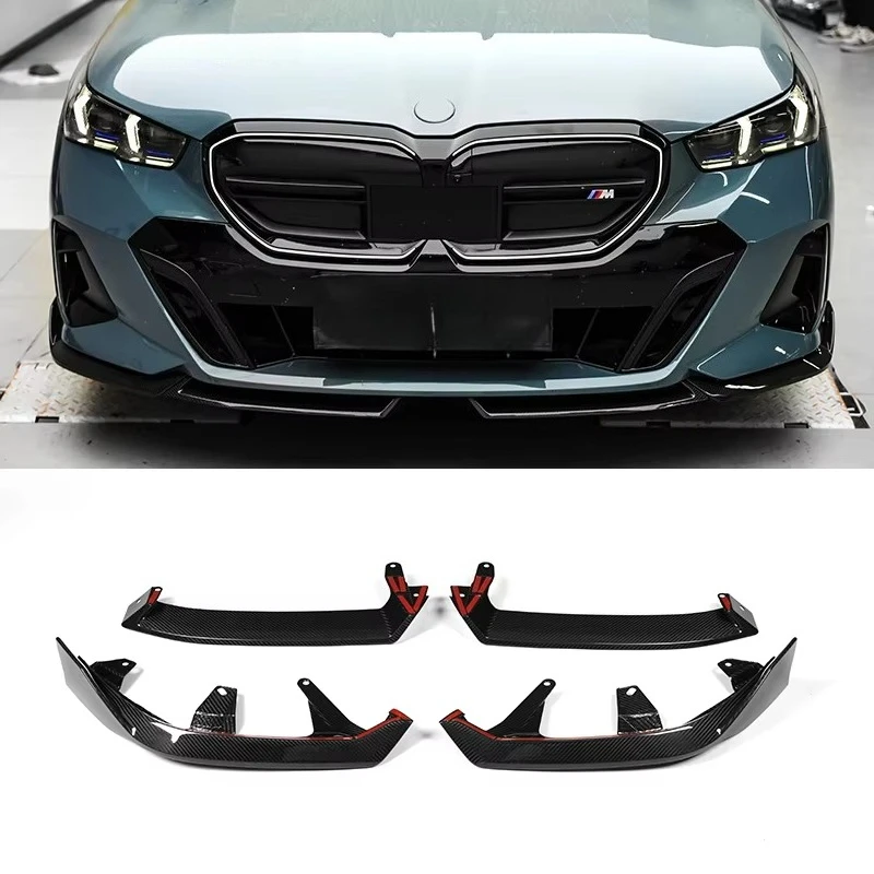

Front Lip Dry Carbon Fiber for I5 5 Series G60 2024+ MP Style Front Lip Spoiler Body Kits Trim Accessories