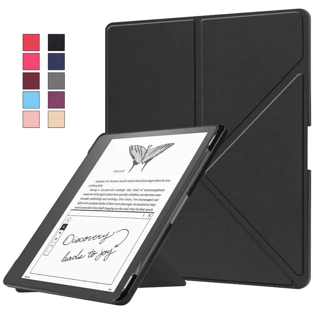 For Kindle Scribe 2022 Smart Case 10.2 inch Multi-folding Stand Cover Magnetic Shockproof Full Protection Shell Auto Wake/Sleep