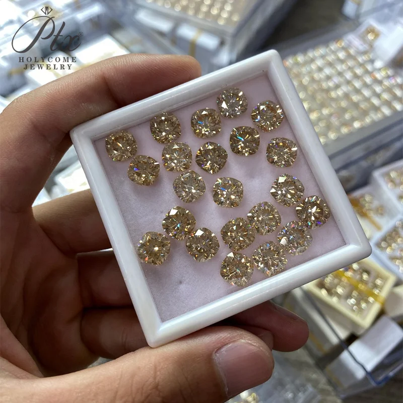 Moissanit-Stein, Kissenförmiger Schliff, D-Farbe, VVS1-Reinheit, mit Gutachten, besteht den Diamanttester, DIY-Ring, Halskette, Ohrringe, Hauptmaterialien – Detail 37