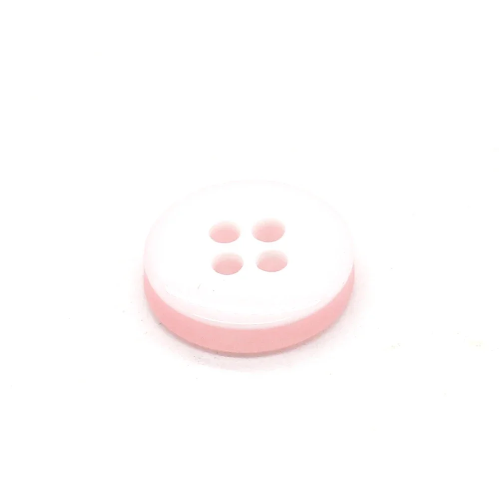 HENGC 4 Holes 9/10/11mm Round Resin Buttons for Clothing Cute Kids Shirt Blouse Cardigan Dress Sewing Accessories