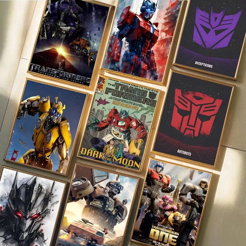 Bumblebe Modern Classic Science Fiction Movie Poster Art With Prints Home Bedroom Living Room Decoration Gift