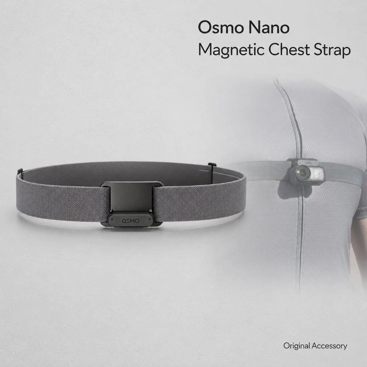 dji-osmo-nano用磁気チェストストラップ、調節可能なハンズフリーカメラマウント、ランニング、サイクリング、vlog、pov撮影に最適