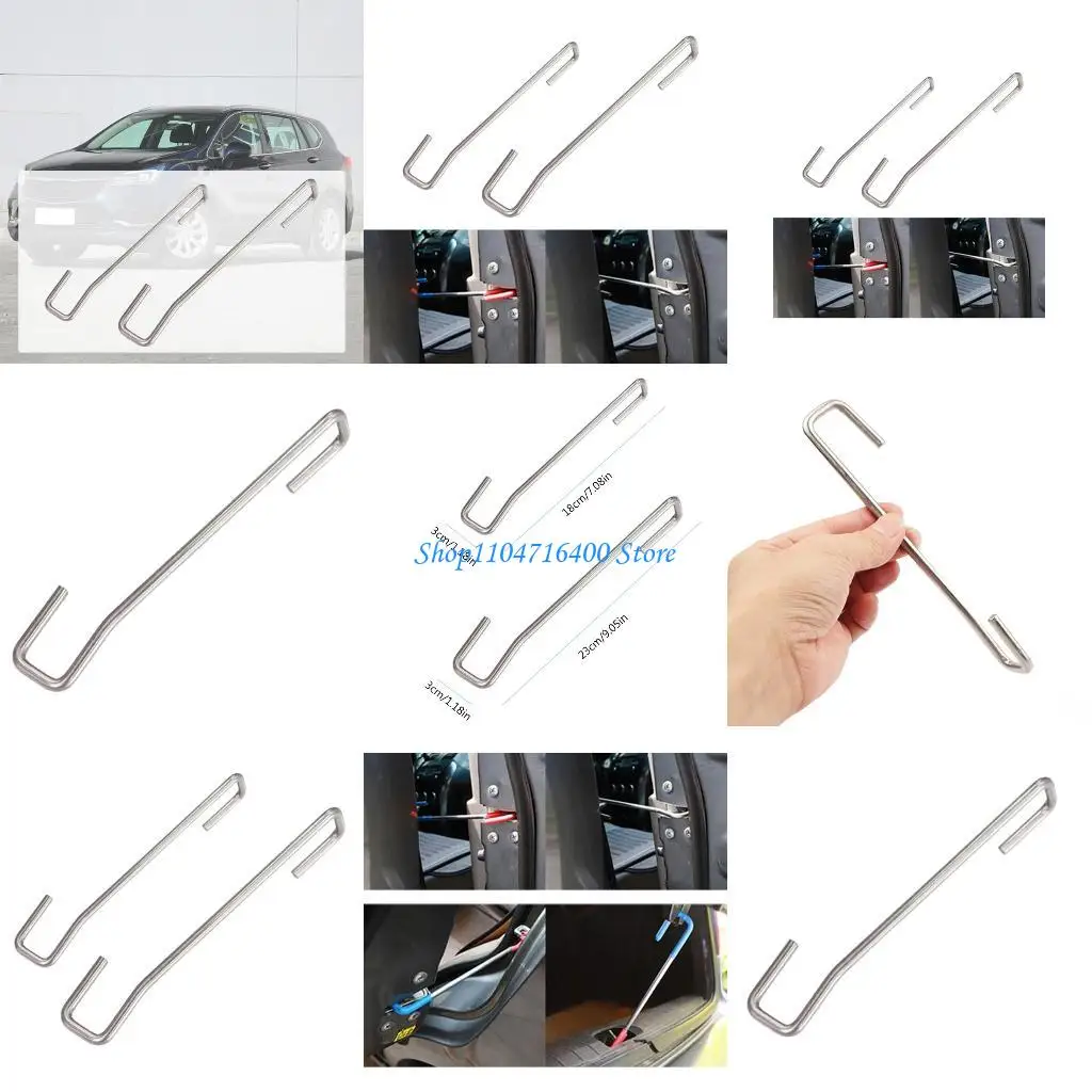 

y1gd Auto Trunk Fixing Tools Door Lifting Lock Brace Body Film Wrapping Repair Hooks