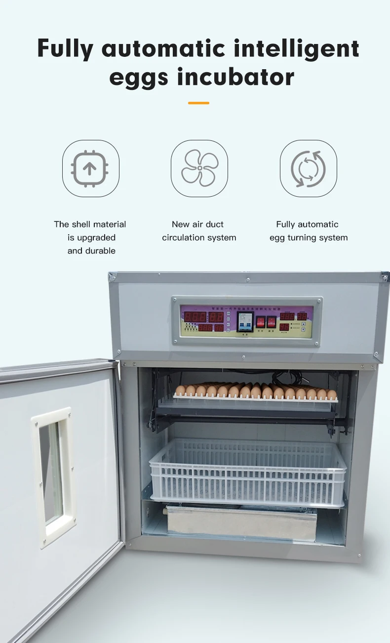 intelligent Solar Powered Incubator Hatchery Machine 1056 Chicken Egg Incubator Hatcher Chicks Hatching Machine