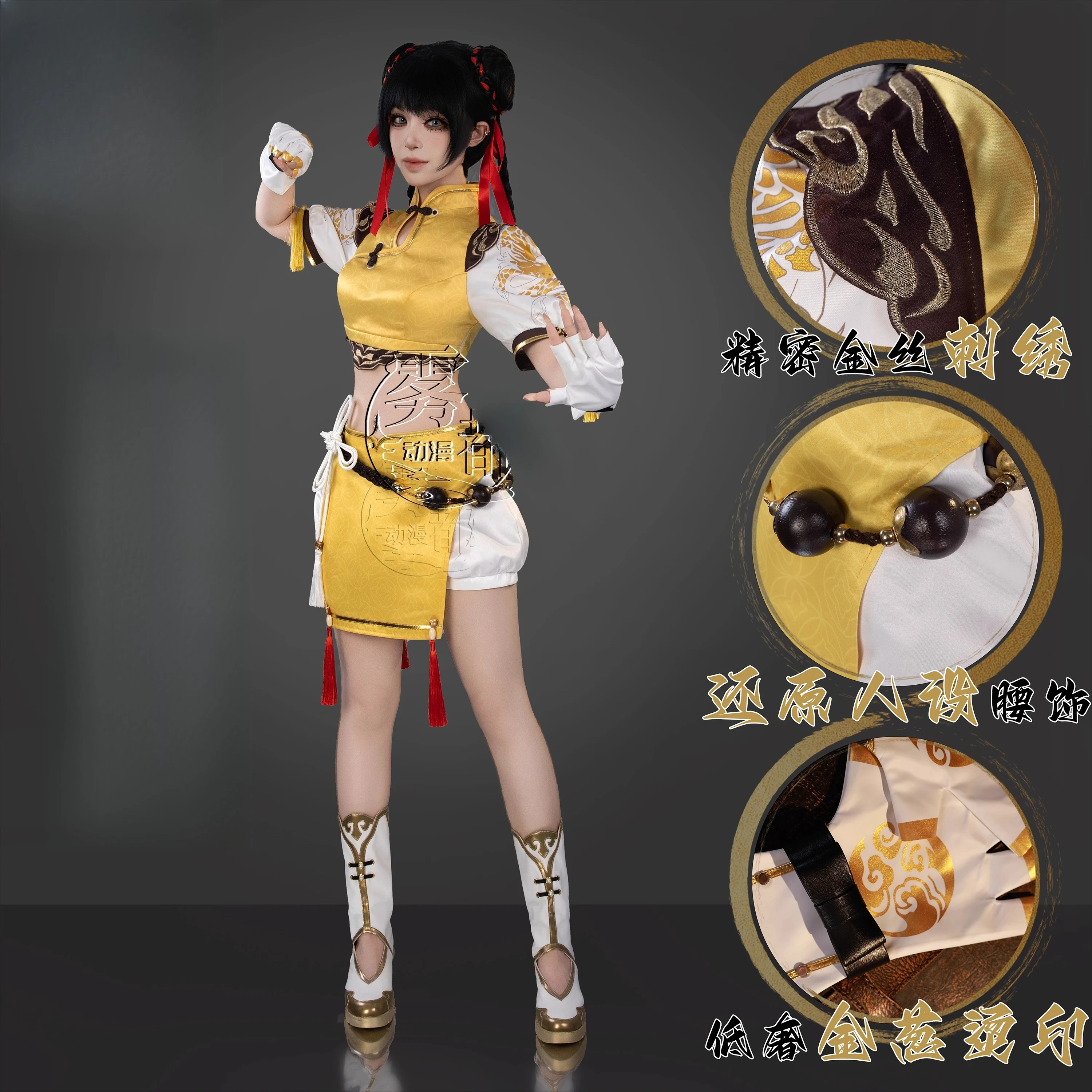 

Game Naraka: Bladepoint Kurumi Cosplay Costume Outfit Dress Carnival Halloween Party Role Play Wigs Shoes