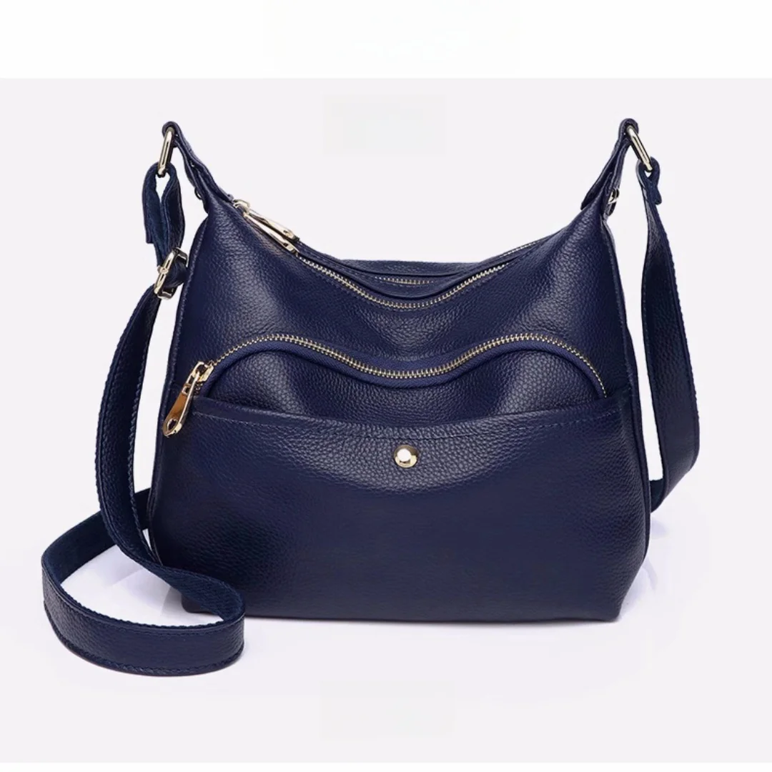 Women Crossbody Bag Genuine Leather Handbags High Quality Cowhide Luxury Designer Shoulder Bags Female Messenger Bag Trend