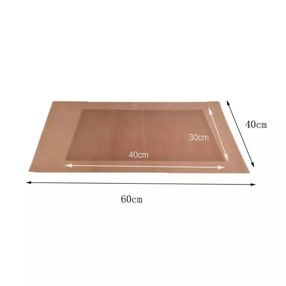 New Teflon High Temperature Resistant Oven Baking Mat Reusable Non Stick Tray Cloth Portable Baking Tray Mat Oilpaper