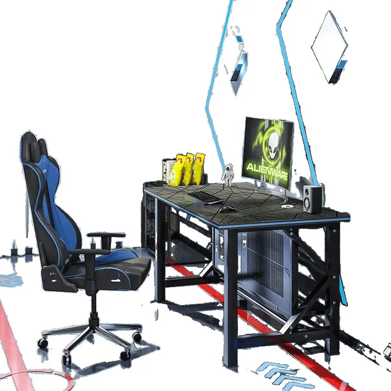 

E-sports hotel desktop computer desk, Internet cafe, Internet cafe game table, couple double