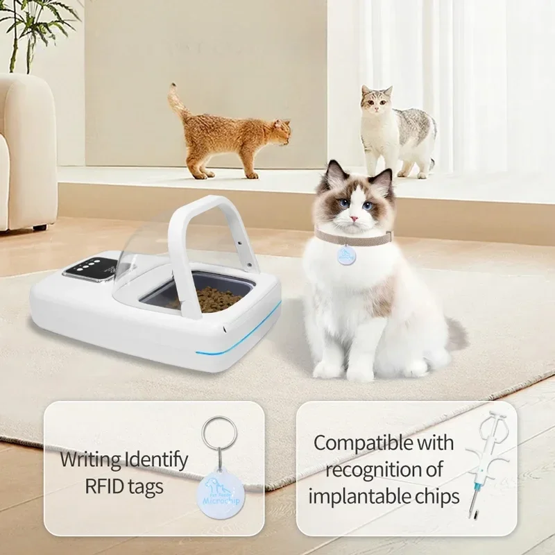 Smart Feeder Anti-snatch Replacement Chip Recognition Sensor Automatic Feeder Moist Food Fresh Pet Bowl