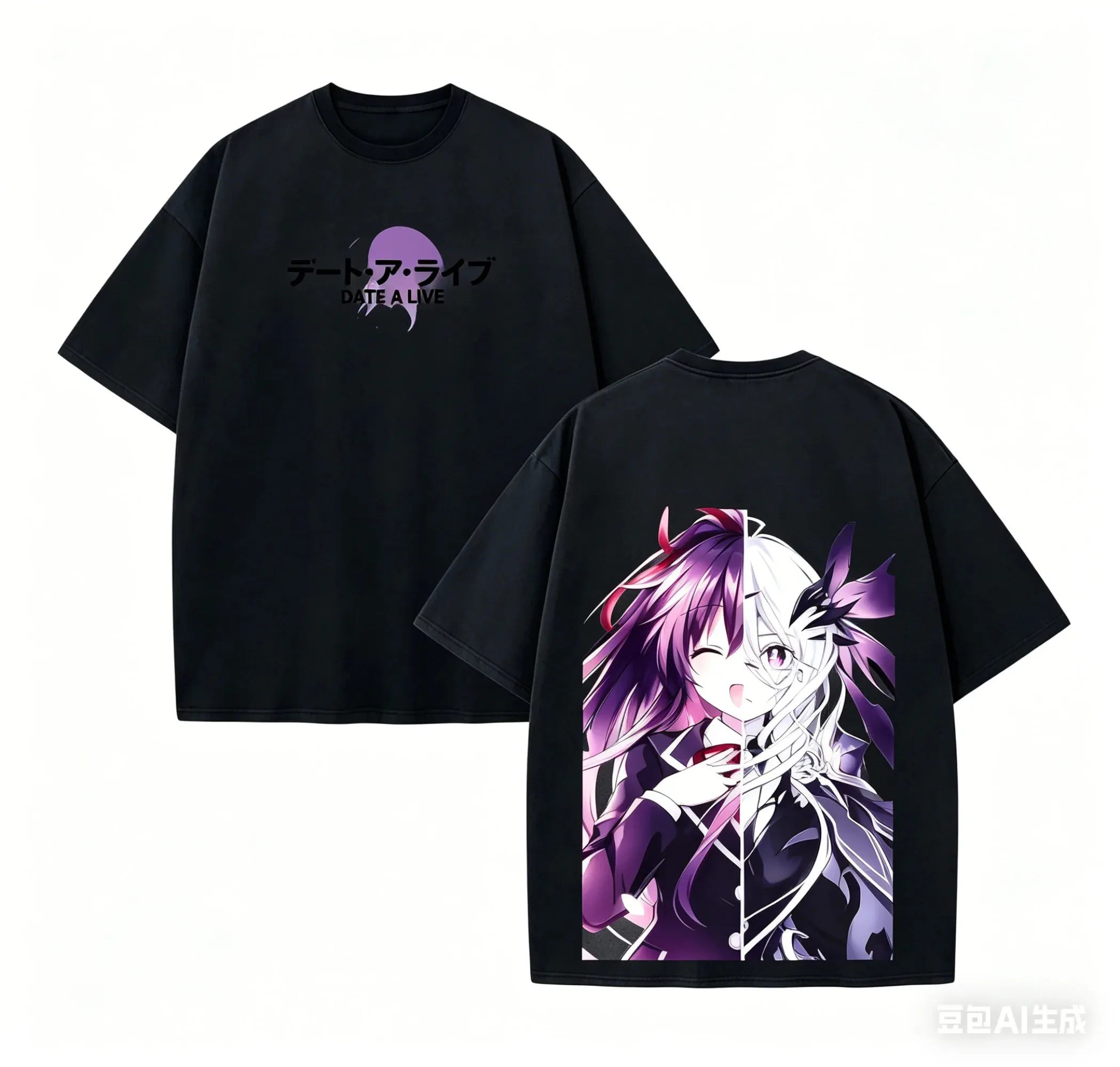 Date A Live Anime T-Shirt for Fans, Year-Round Wear, Personalized Apparel, Plus Size Unisex, New Street Style T-shirts