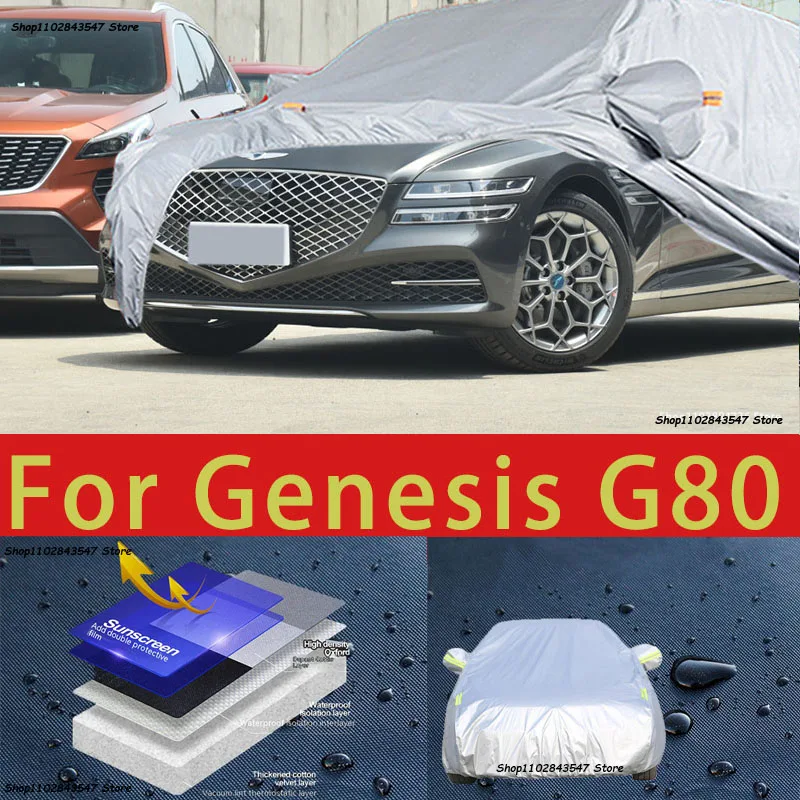 

Защитный чехол для автомобиля Genesis G80, защита от солнца, защита от охлаждения, автомобильная одежда, защита краски автомобиля