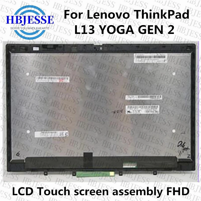 

Original 13.3'' LCD Touch Replacement Assembly Laptop Panel Screen For Lenovo ThinkPad L13 YOGA GEN 2 20VL 20VK 21AD 21AE